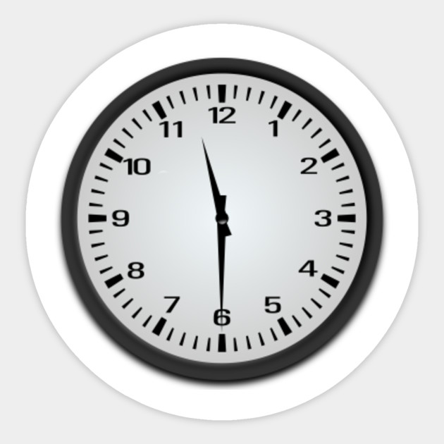 LIMITED EDITION. Exclusive Half Past 11 O'Clock Half Past 11 Oclock Sticker TeePublic